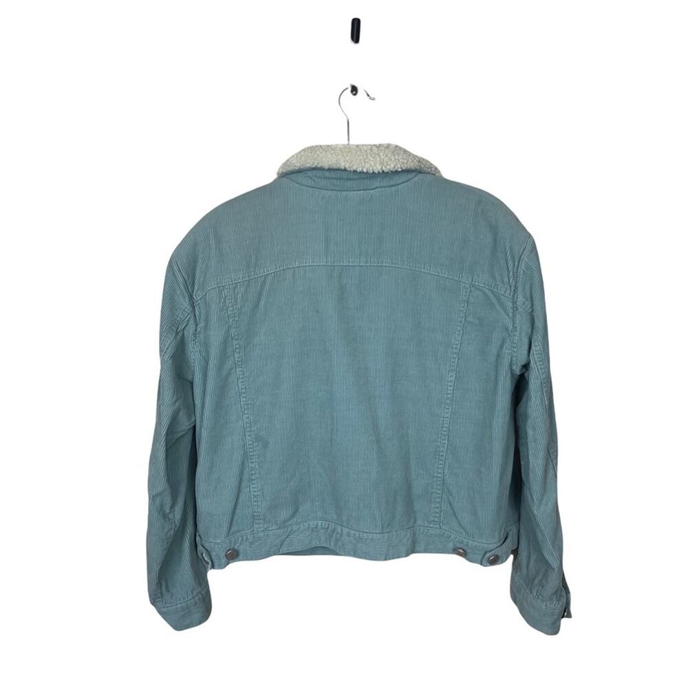 Asos Denim Corded Button Up Jacket With Fleece Co… - image 2